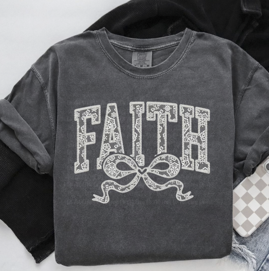 FAITH W/BOW LACE