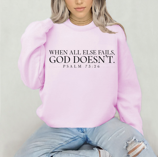 GOD NEVER FAILS