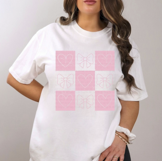 BOWS & HEARTS (PINK)