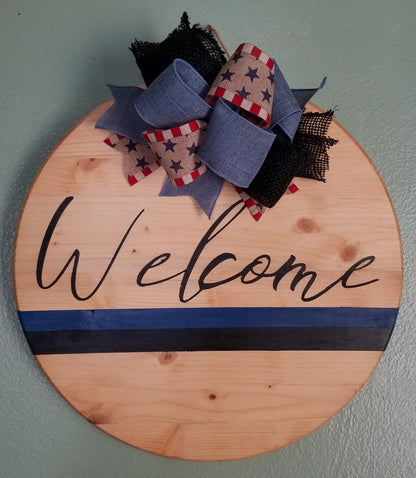 Welcome Front Door Decor