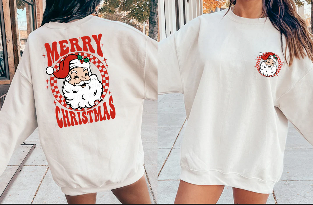 MERRY CHRISTMAS SANTA RED