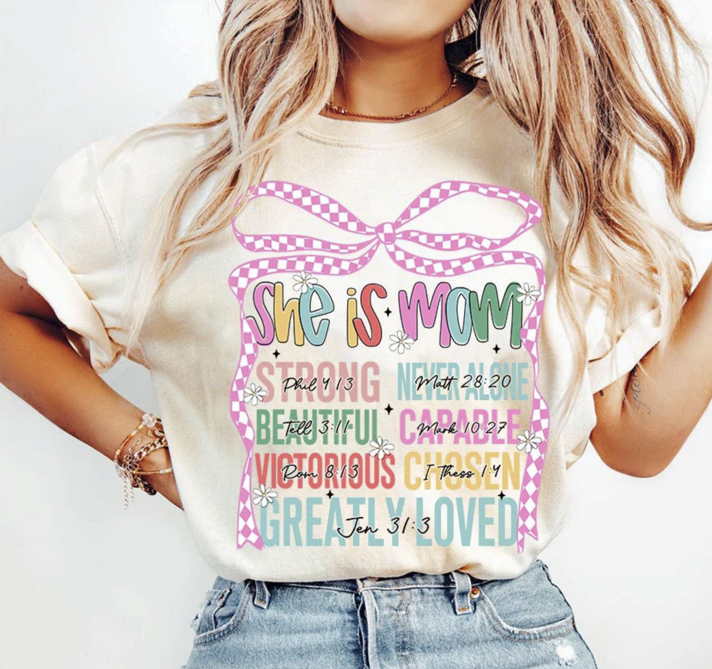 SHE IS MOM BOW