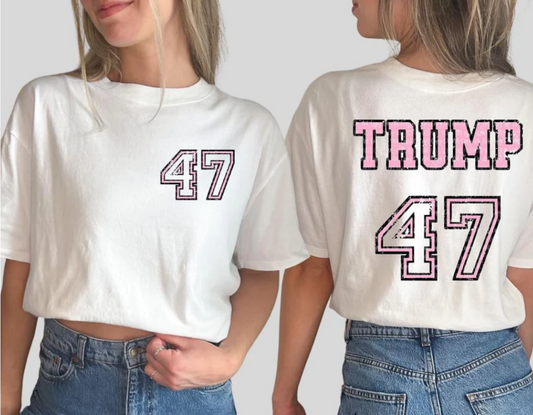 TRUMP 47 PINK