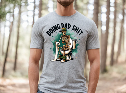 DOING DAD SHIT ON TOILET