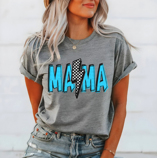 MAMA BLUE CHECKER BOLT
