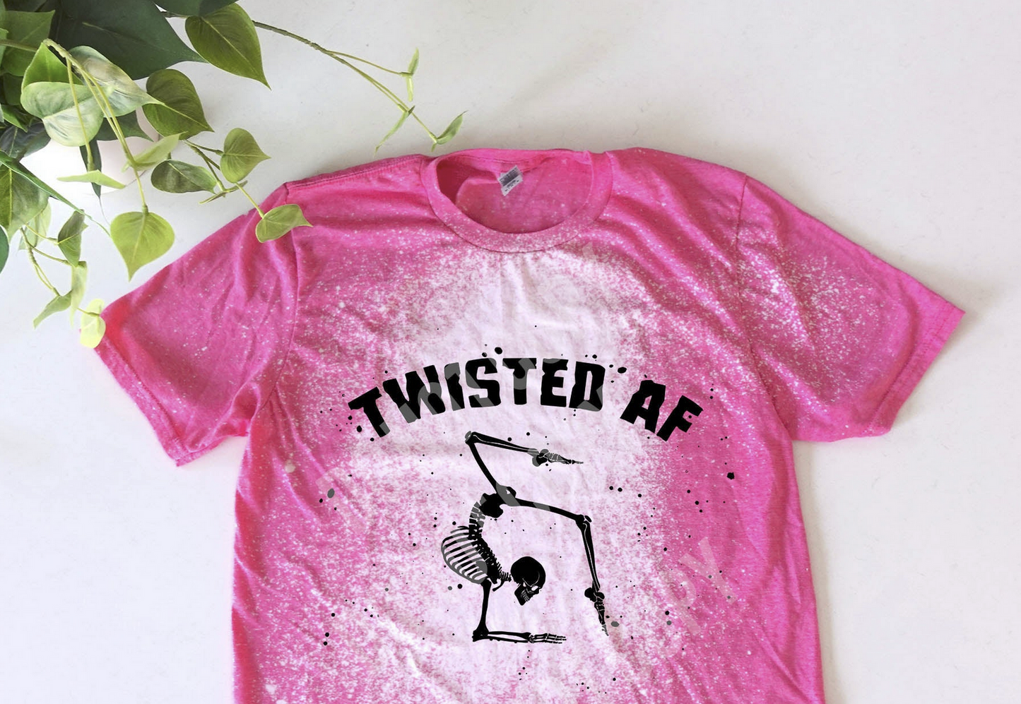 Twisted AF Graphic Tee – Funny Skeleton Halloween Shirt - $15 Tee Line