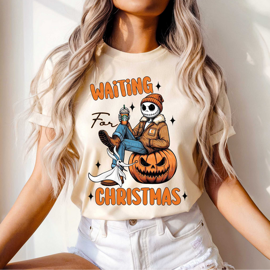 Waiting for Xmas Jack – Holiday Nightmare Before Christmas Tee