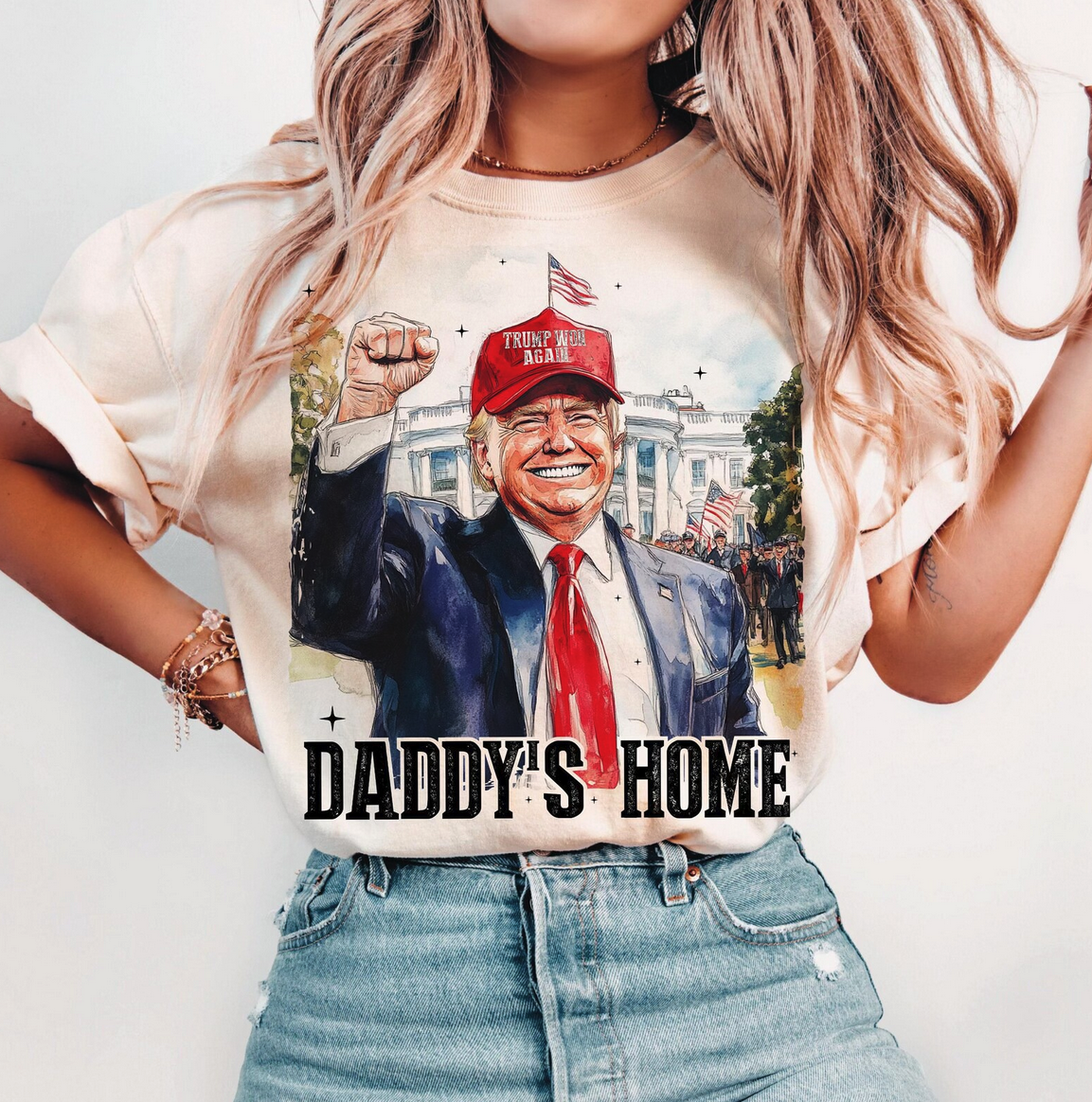 TRUMP-DADDY'A HOME-BLUE