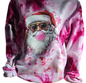 TIE DYE SANTA BUBBLE PEACE